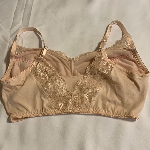 Rhonda Shear size XL pink bralette/bra style 671. EUC - Picture 2 of 9